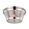 Plafonnier Harrow 2x60W Nickel Poli FEISS feharrowf