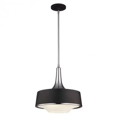 Suspension Holloway 4x75W Argent et Noir FEISS feholloway4pb