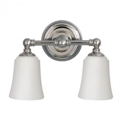 Applique Murale Huguenot 2x40W Argent FEISS fehugolake2bath