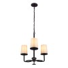 Lustre Huntley 3x75W Bronze foncé FEISS fehuntley3