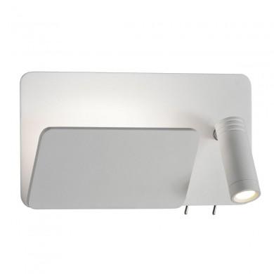 Applique Murale Laika 1x4W LED Blanc Droite AC_A36651BDER A36651BDER Applique Murale Laika 1x4W LED Blanc Droite ACB A36651BDER