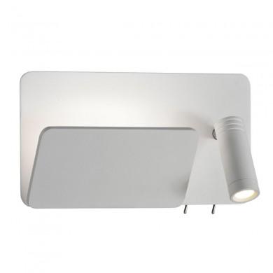 Applique Murale Laika 1x4W LED Blanc Droite ACB A36651BDER