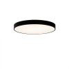 Plafonnier Plat Lisboa 1x60W LED Noir 3000K ACB P385160N