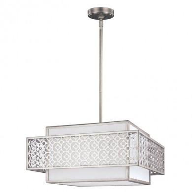 Suspension Kenney Argenté 3x60W E27 FEISS FE-KENNEY-3P