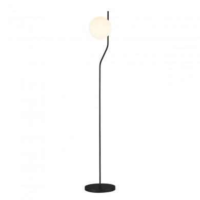 Lampadaire Boule Maui 1x15W Opale Noir Mate ACB H81631N