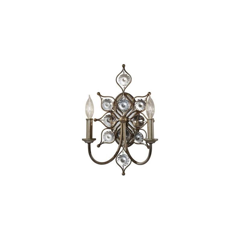 Applique Murale Leila 2x60W Argent ELS_feleila2 feleila2 Applique Murale Leila 2x60W Argent FEISS feleila2