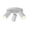 Plafonnier Modrian 3x8W GU10 Blanc H100-135 ACB P3951280B