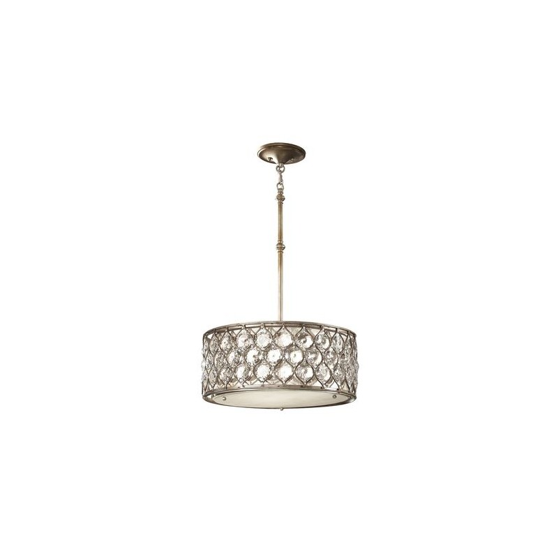 Suspension Lucia ?42,5cm 3x100W Argent FEISS feluciab