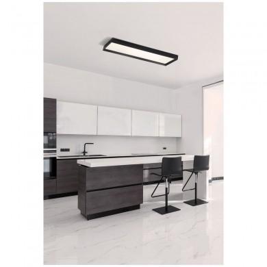 Plafonnier Munich 1x55W LED Noir 4000K ACB P3759121N