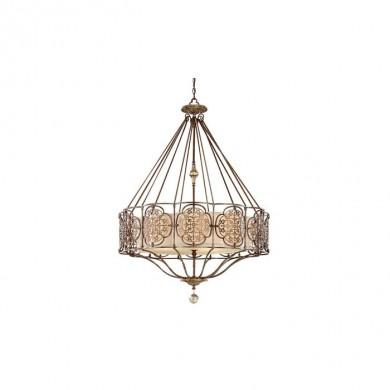 Lustre Marcella 4x100W Bronze foncé et Or FEISS femarcella4