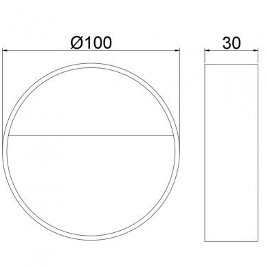 Applique Murale Spica 1x4W LED Anthracite ACB A2061000GR