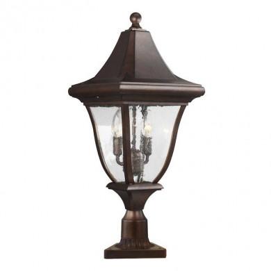 Potelet Exterieur Oakmont Bronze 3x60W E14 FEISS FE-OAKMONT3-M