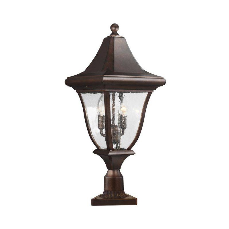 Potelet Exterieur Oakmont Bronze 3x60W E14 FEISS FE-OAKMONT3-M