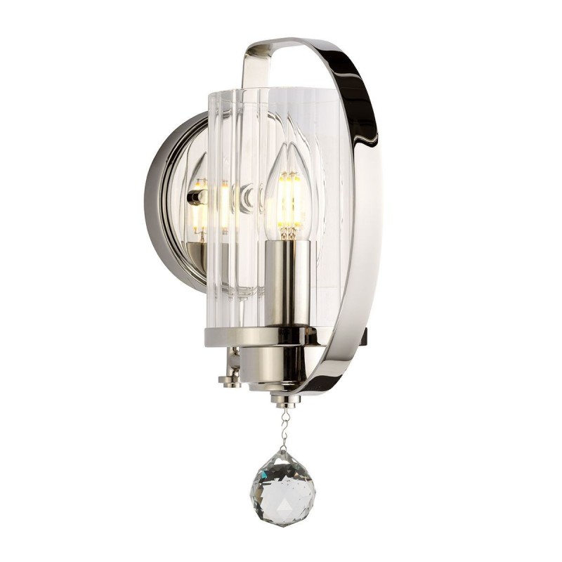 Applique Murale Cassie 1x60W Nickel Poli ELSTEAD LIGHTING CASSIE1