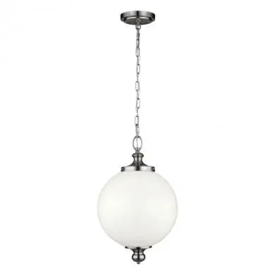 Suspension Parkman ?30,5cm 1x60W Nickel Poli FEISS feparkmanplpn