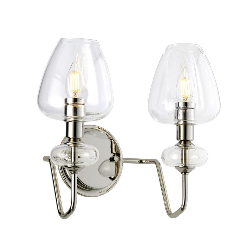 Applique Murale Armand 2x40W Nickel Poli ELSTEAD LIGHTING DL ARMAND2 PN