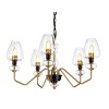 Lustre Armand 5x40W Noir Laiton ELSTEAD LIGHTING DL ARMAND5 AB