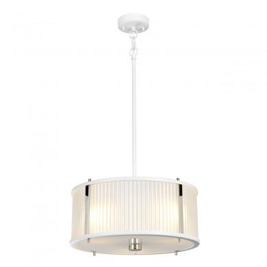 Suspension Corona 3x60W Blanc Nickel Poli ELSTEAD LIGHTING DL CORONA 3P WPN