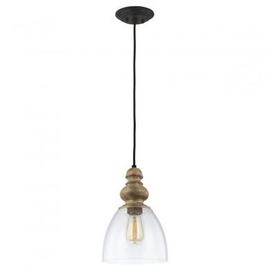 Suspension Matrimonio 1x60W Bois Flotté Zinc H349mm ELSTEAD LIGHTING DL MATRIMONIO 1P