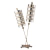 Lampe Nettle Luxe 2x60W Feuille D'Argent Crème ELSTEAD LIGHTING FB NETTLELUX S TL