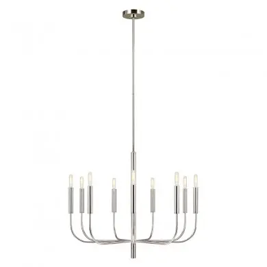 Lustre Brianna 9x60W Nickel Poli ELSTEAD LIGHTING FE BRIANNA9 PN