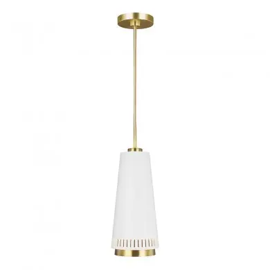 Suspension Carter 1x60W Blanc Mat H454mm ELSTEAD LIGHTING FE CARTER P A MW