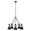 Suspension Joan 5x60W Noir Laiton Bruni ELSTEAD LIGHTING FE JOAN5 MB