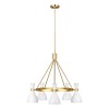 Suspension Joan 5x60W Laiton Blanc ELSTEAD LIGHTING FE JOAN5 MW