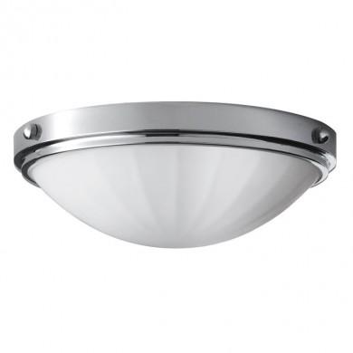 Plafonnier Perry 2x60W Argent FEISS feperryfbath