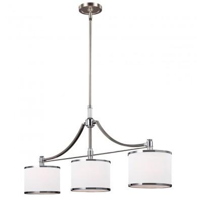 Suspension Prospect Park 3x60W Nickel Satiné Chrome ELS_feprospectpark3p FE PROSPECT PARK 3P Suspension Prospect Park 3x60W Nickel Satiné Chrome ELSTEAD LIGHTING FE PROSPECT PARK 3P