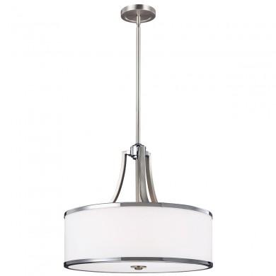 Suspension Prospect Park 4x60W Nickel Satiné Chrome ELSTEAD LIGHTING FE PROSPECT PARK 4P