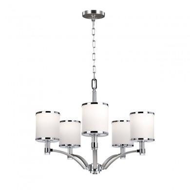 Lustre Prospect Park 5x60W Nickel Satiné Chrome ELSTEAD LIGHTING FE PROSPECT PARK5