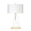 Lampe Ferrara 1x60W Or Blanc Poli ELSTEAD LIGHTING FERRARA TL WPG