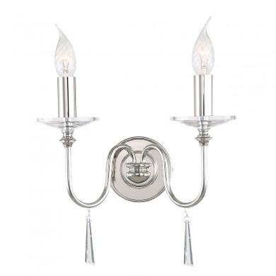 Applique Murale Finsbury Park 2x60W Nickel Poli ELSTEAD LIGHTING FP2 POL NICKEL