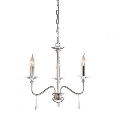 Lustre Finsbury Park 3x60W Nickel Poli ELSTEAD LIGHTING FP3 POL NICKEL