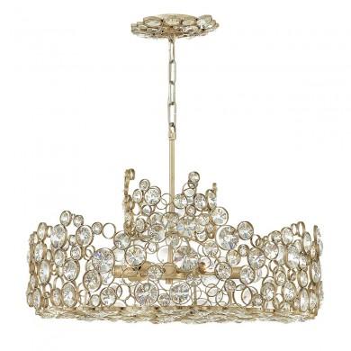 Suspension Anya 6x60W Feuille D'Argent ELSTEAD LIGHTING HK ANYA6