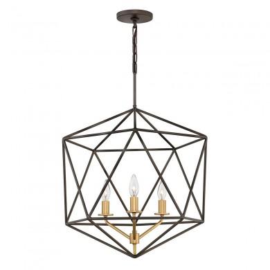 Suspension Astrid 3x60W Bronze Mat Métallique ELSTEAD LIGHTING HK ASTRID 3P