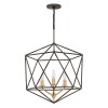 Suspension Astrid 3x60W Bronze Mat Métallique ELSTEAD LIGHTING HK ASTRID 3P