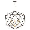 Suspension Astrid 5x60W Bronze Mat Métallique ELSTEAD LIGHTING HK ASTRID 5P