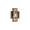 Applique Murale Remy 1x60W Bronze foncé et Or FEISS feremy1