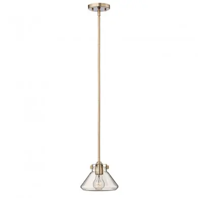 Suspension Congress 1x100W Caramel Brossé H178mm ELSTEAD LIGHTING HK CONGRESS P A BC