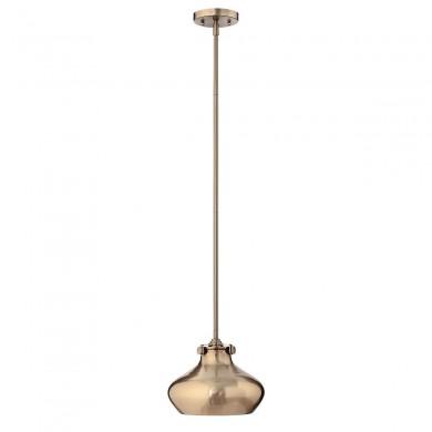 Suspension Congress 1x100W Caramel Brossé H216mm ELSTEAD LIGHTING HK CONGRESS P C BC