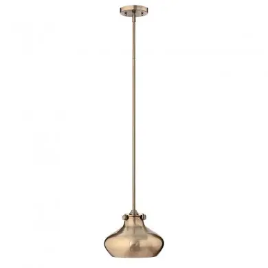 Suspension Congress 1x100W Caramel Brossé H216mm ELSTEAD LIGHTING HK CONGRESS P C BC