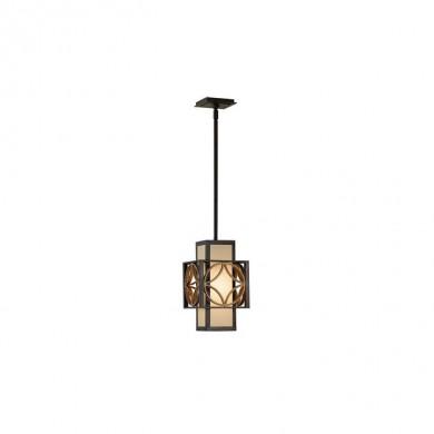 Suspension Remy 1x100W Bronze foncé et Or FEISS feremypc