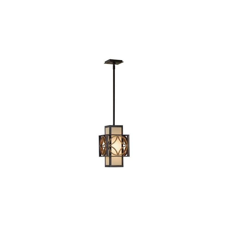 Suspension Remy 1x100W Bronze foncé et Or FEISS feremypc