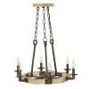 Lustre Wyatt 6x60W Rouille ELSTEAD LIGHTING HK WYATT6