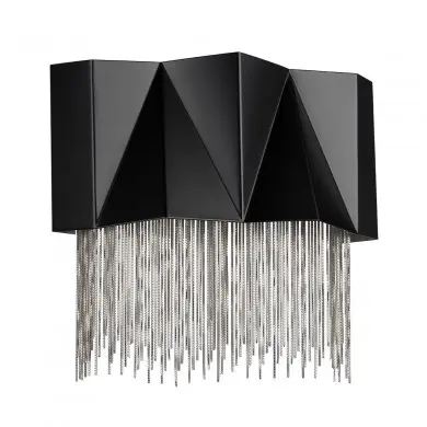 Applique Murale Zuma 3x3W LED Noir Satiné Argenté ELSTEAD LIGHTING HK ZUMA 3W SBS