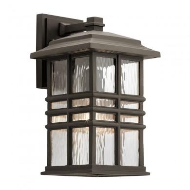 Applique Murale Beacon Square 1x40W Bronze Vieilli H359mm ELSTEAD LIGHTING KL BEACON SQUARE M OZ