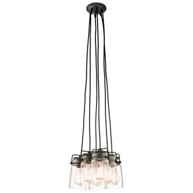 Suspension Brinley 6x60W Bronze Vieilli ELSTEAD LIGHTING KL BRINLEY6 OZ