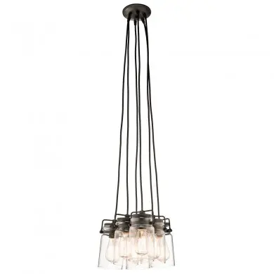 Suspension Brinley 6x60W Bronze Vieilli ELSTEAD LIGHTING KL BRINLEY6 OZ